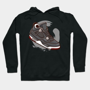 AJ 4 Retro Bred Sneaker Hoodie